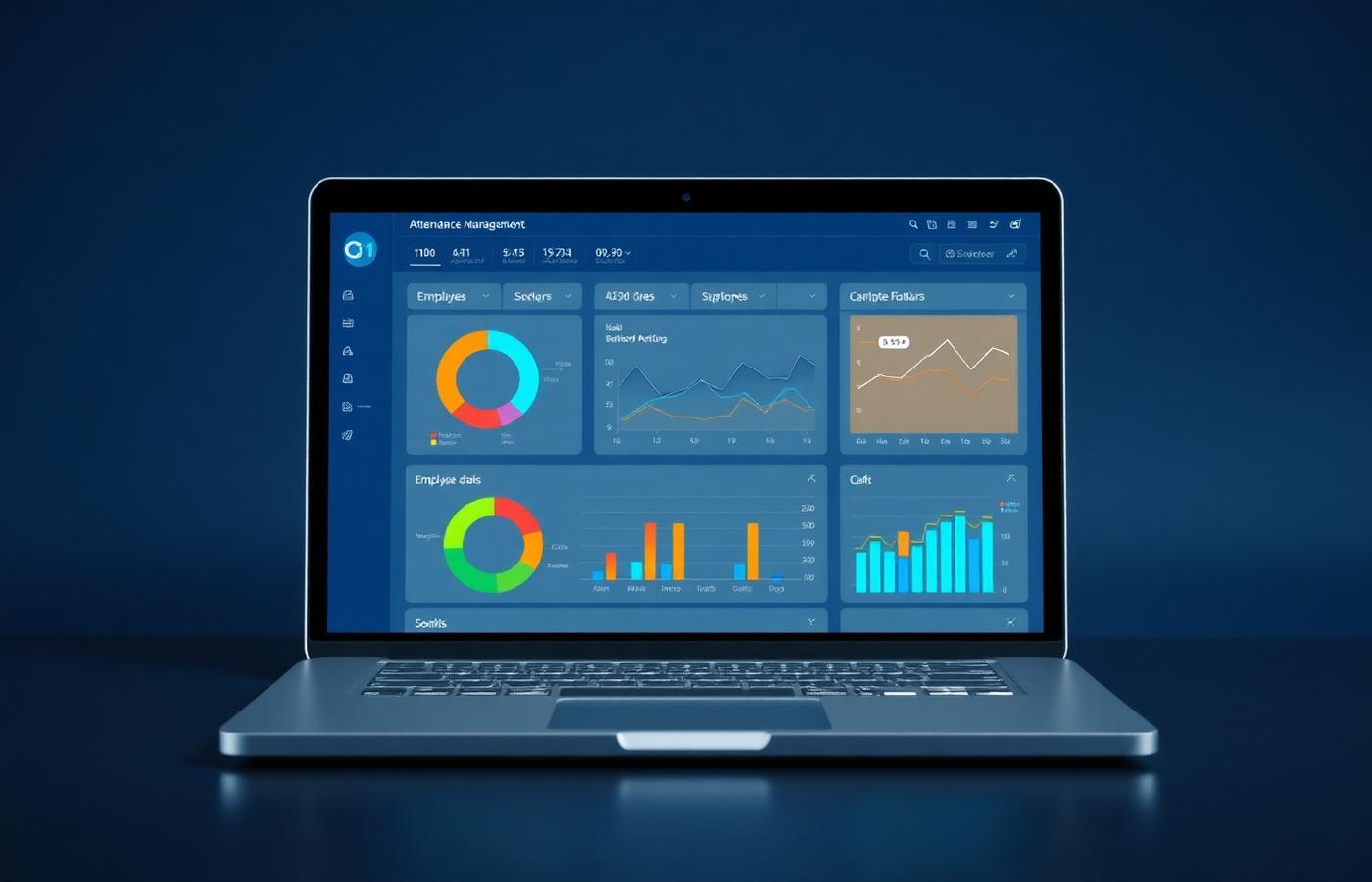 Dashboard de gestão de assiduidade